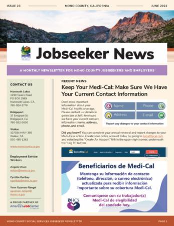 Jobseeker News June Cover