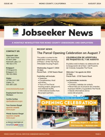 Jobseeker News August Cover