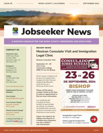 Jobseeker News September Cover